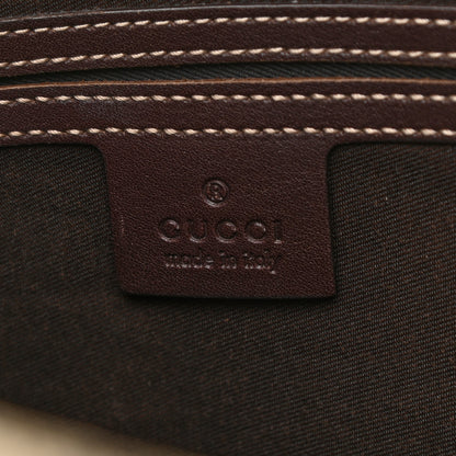 Gucci GG Supreme Monogram Medium Flat Messenger Bag Dark Brown 5 of 9