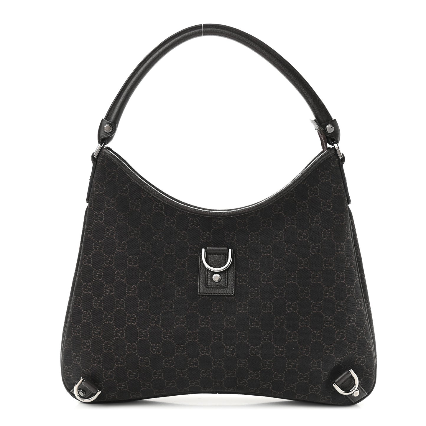 Denim Monogram Abbey D Ring Hobo Brown