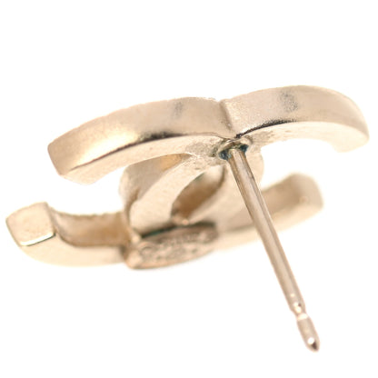 Chanel Crystal CC Earrings Gold 5 of 7