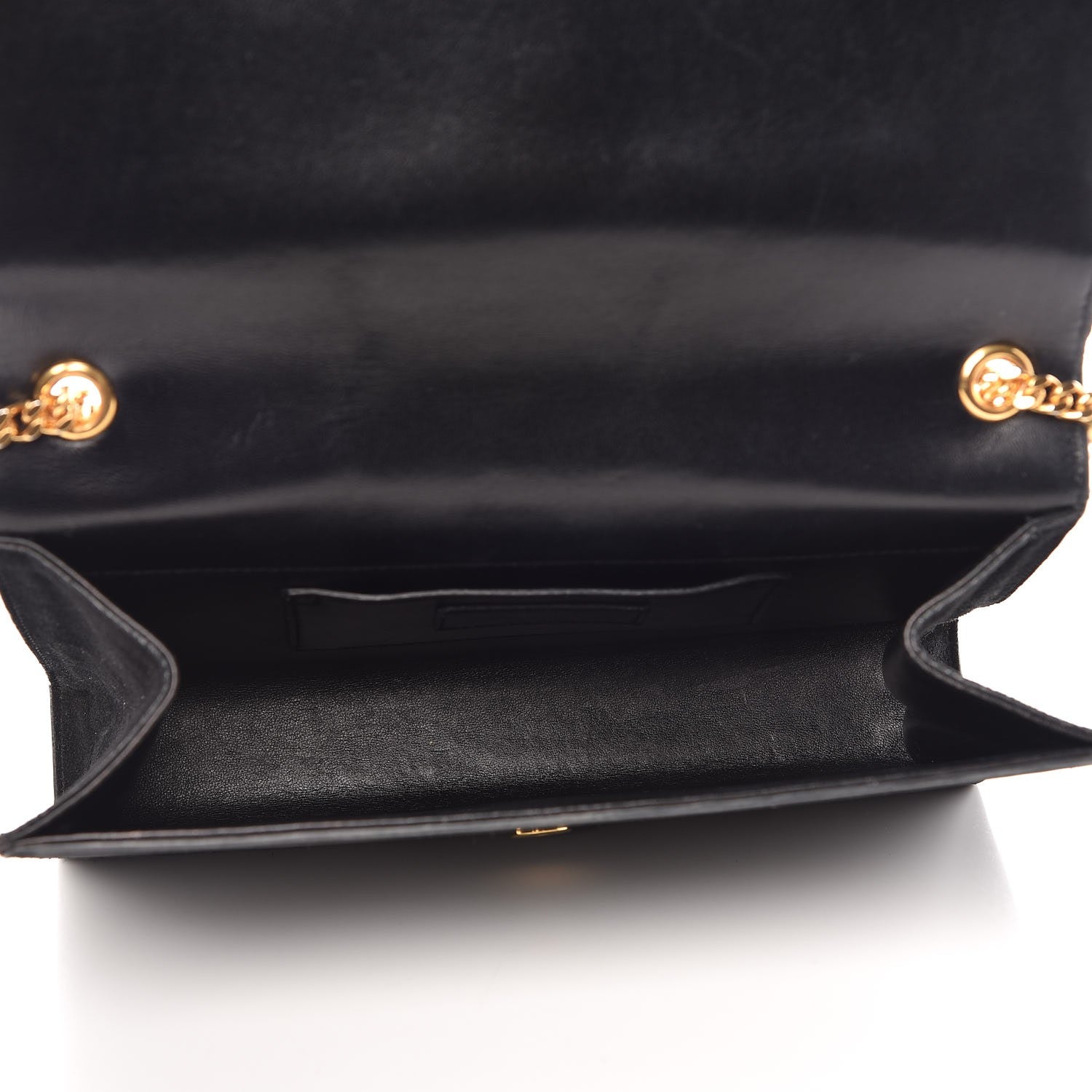 Saint Laurent Suede Medium Classic Monogram Kate Tassel Satchel Black 5 of 13