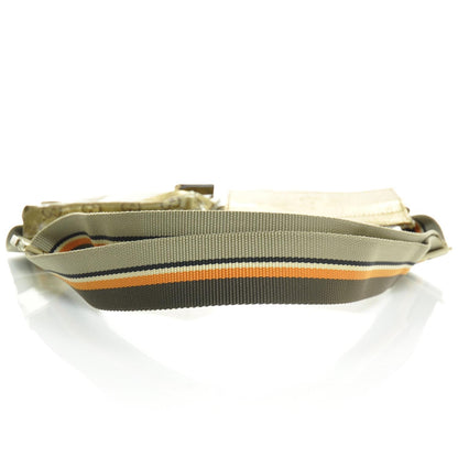 Gucci Crystal Monogram Web Double Pocket Belt Bag Gold 5 of 9