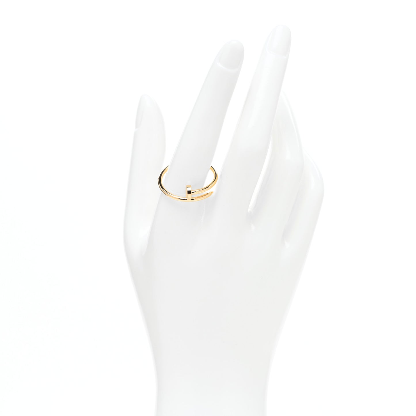 18K Yellow Gold Small Juste Un Clou Ring 64 10.75