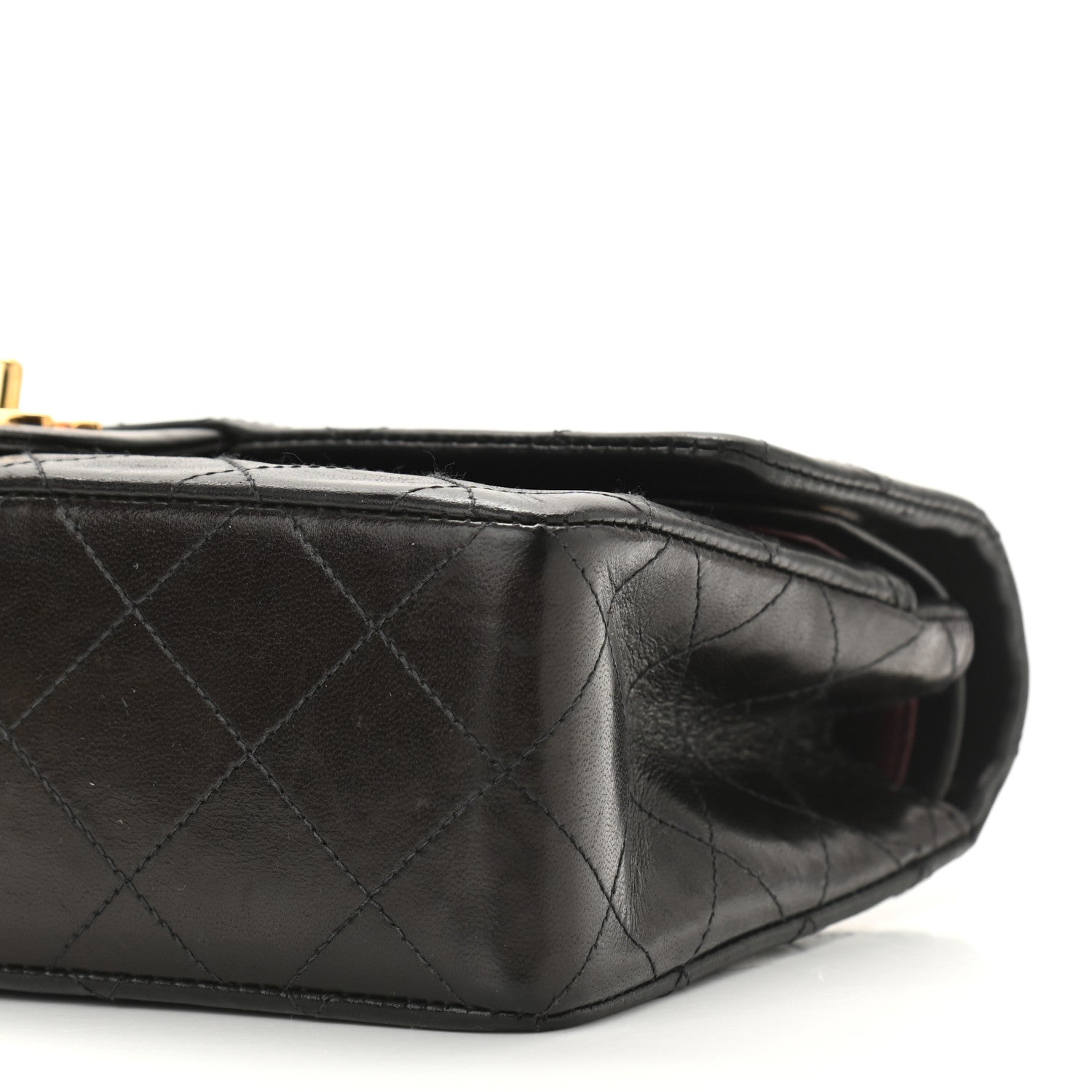Chanel Lambskin Quilted Small Double Flap Black 3 of 13