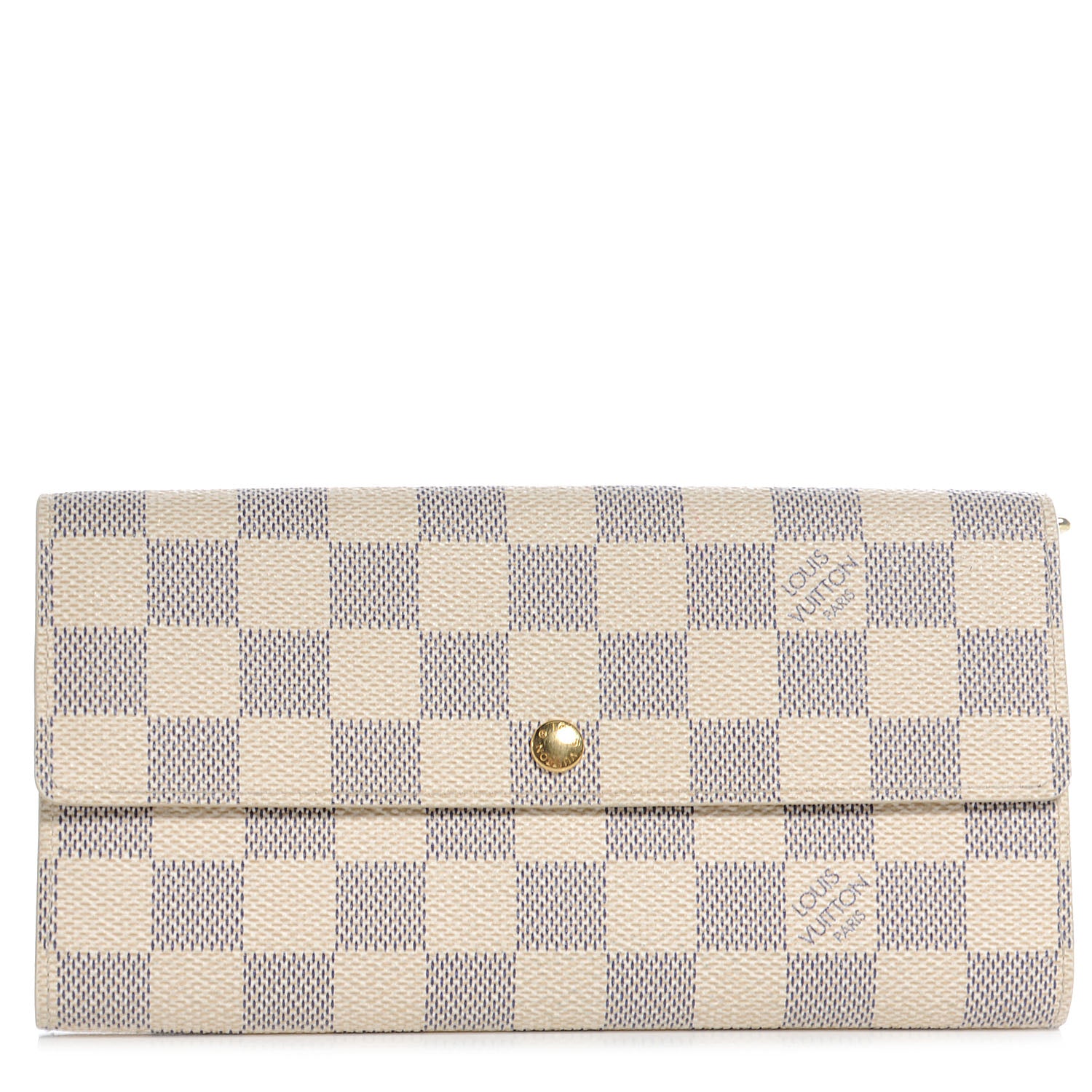 Louis Vuitton Damier Azur Sarah Wallet 1 of 8