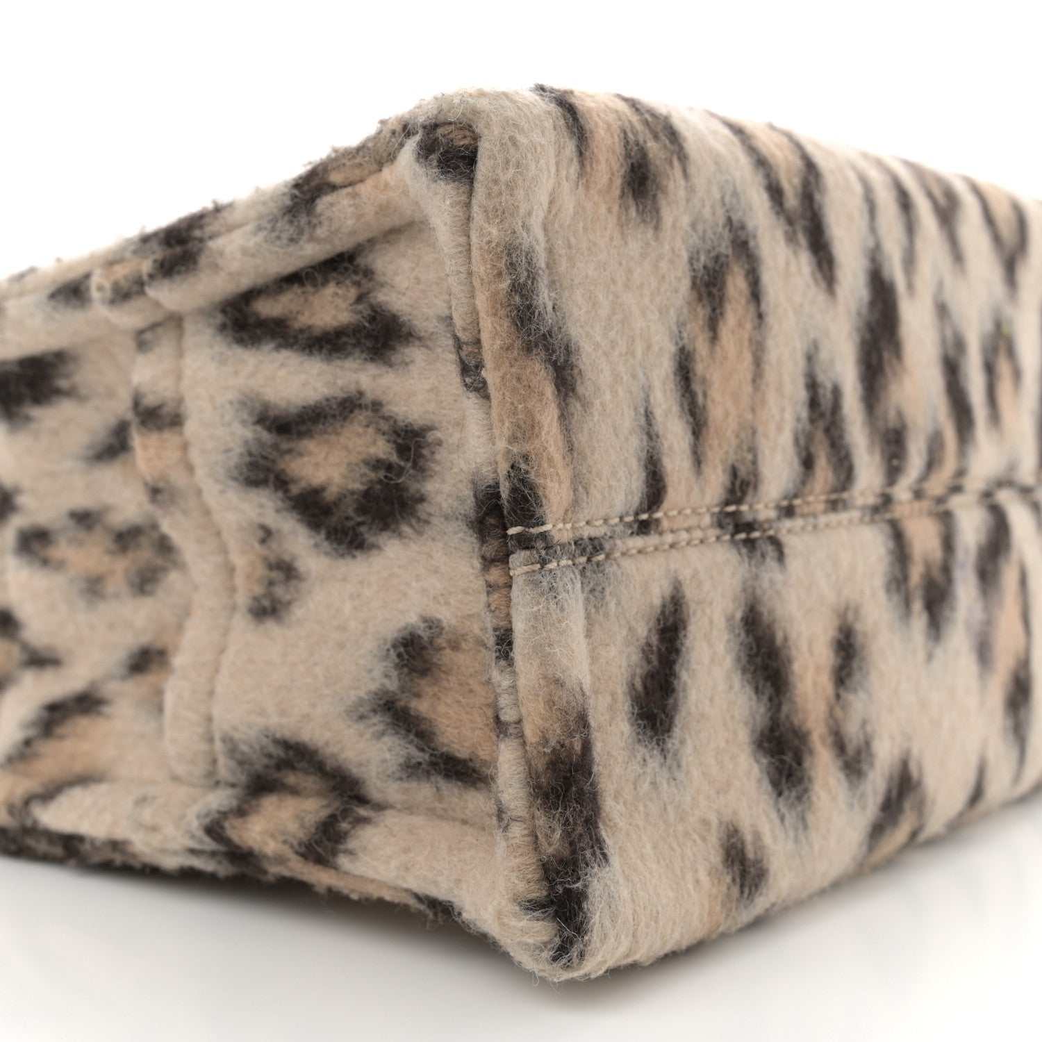 Celine Textile Canvas Triomphe Small Cabas Thais Leopard 8 of 9