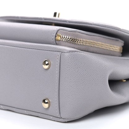 Chanel Caviar Quilted Small Business Affinity Flap Grey 8 of 8