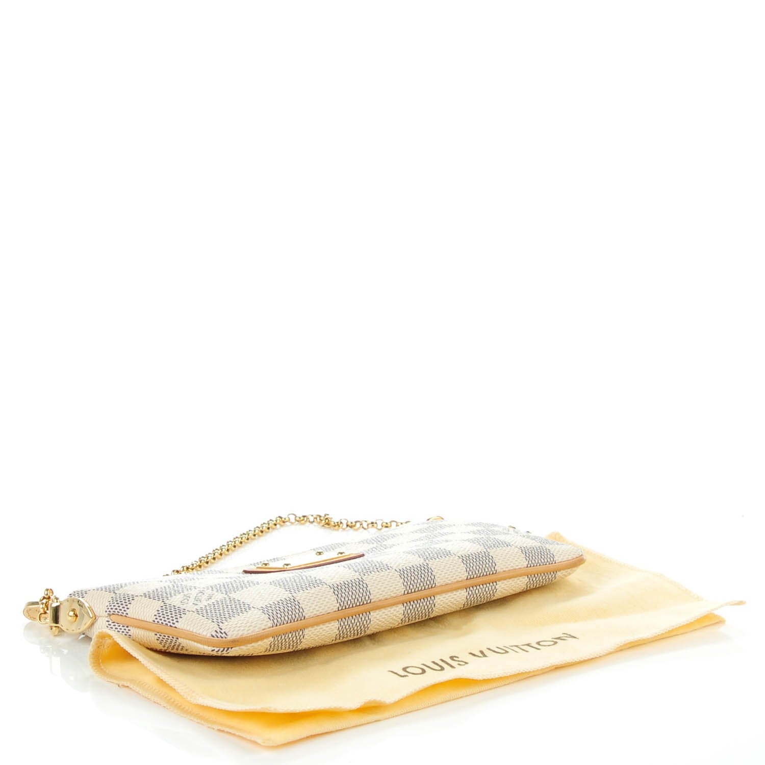 Louis Vuitton Damier Azur Pochette Milla MM 4 of 7