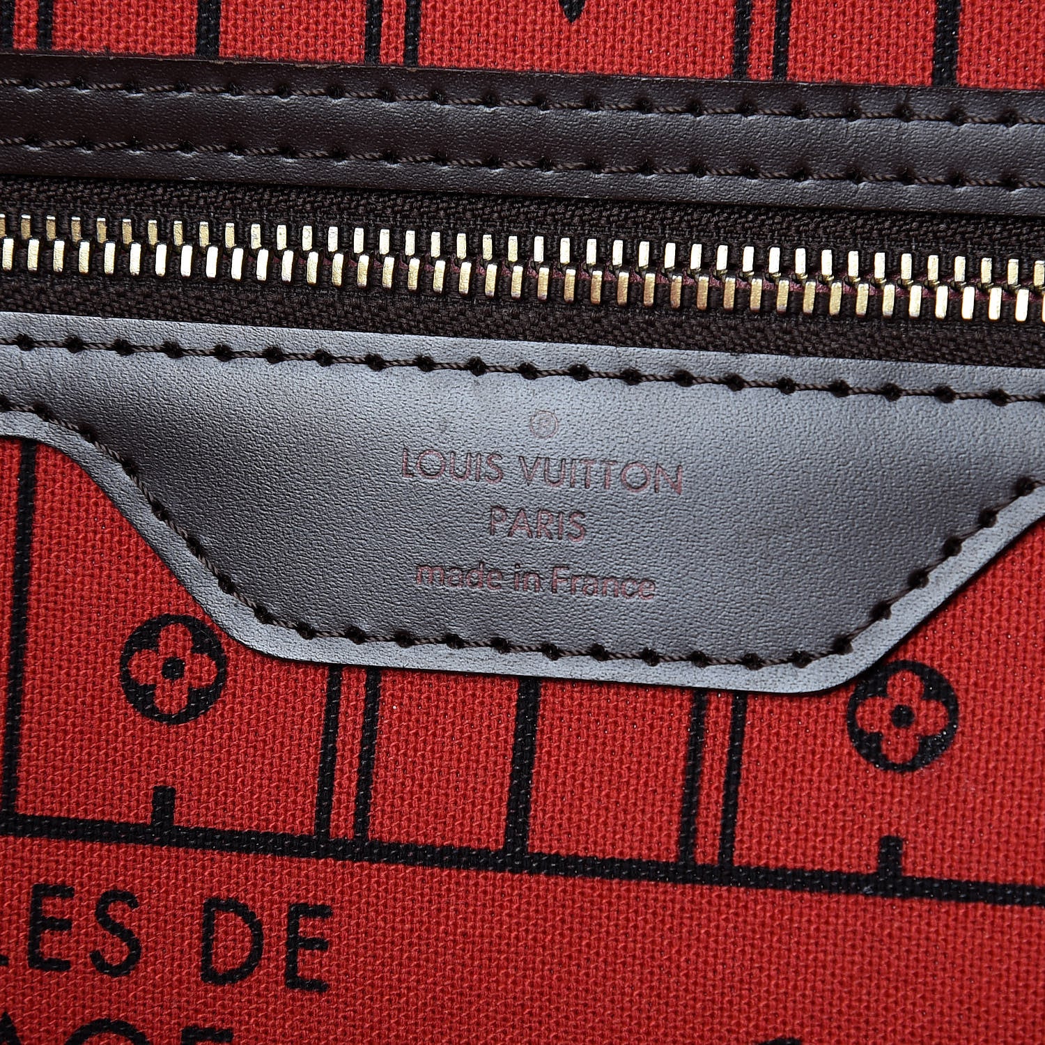 Louis Vuitton Damier Ebene Neverfull GM 6 of 11
