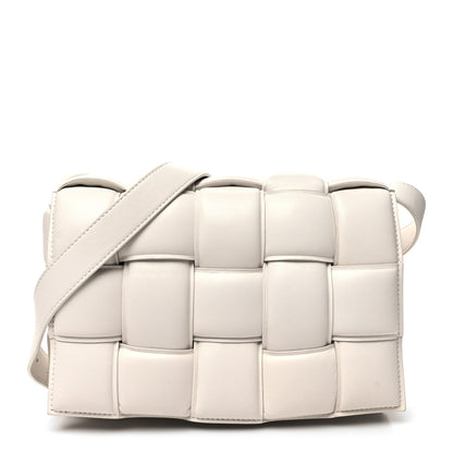 Bottega Veneta Nappa Maxi Intreccio Padded Cassette Crossbody Bag Chalk 1 of 12