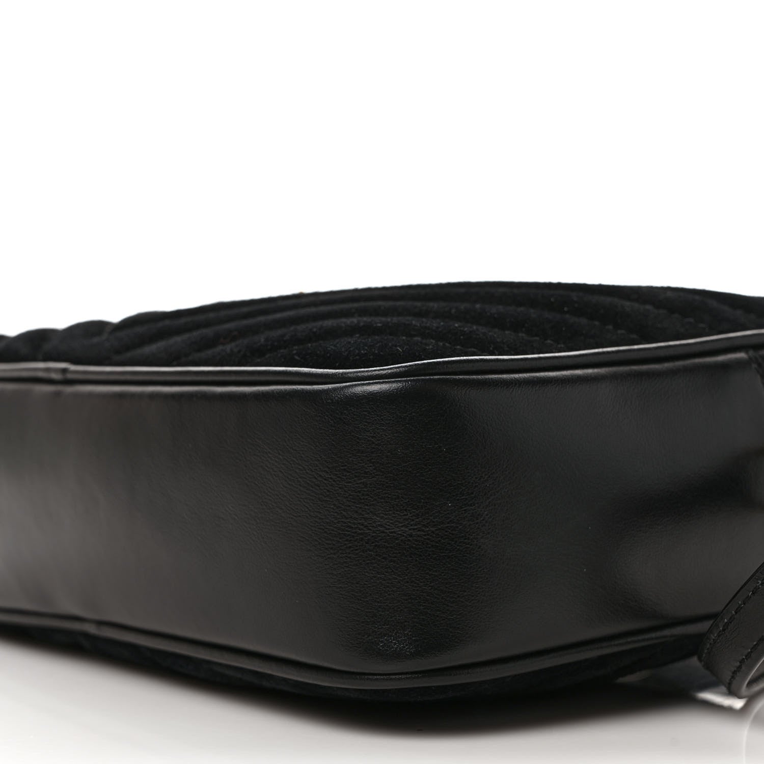 Saint Laurent Suede Calfskin Monogram Lou Camera Bag Black 8 of 8
