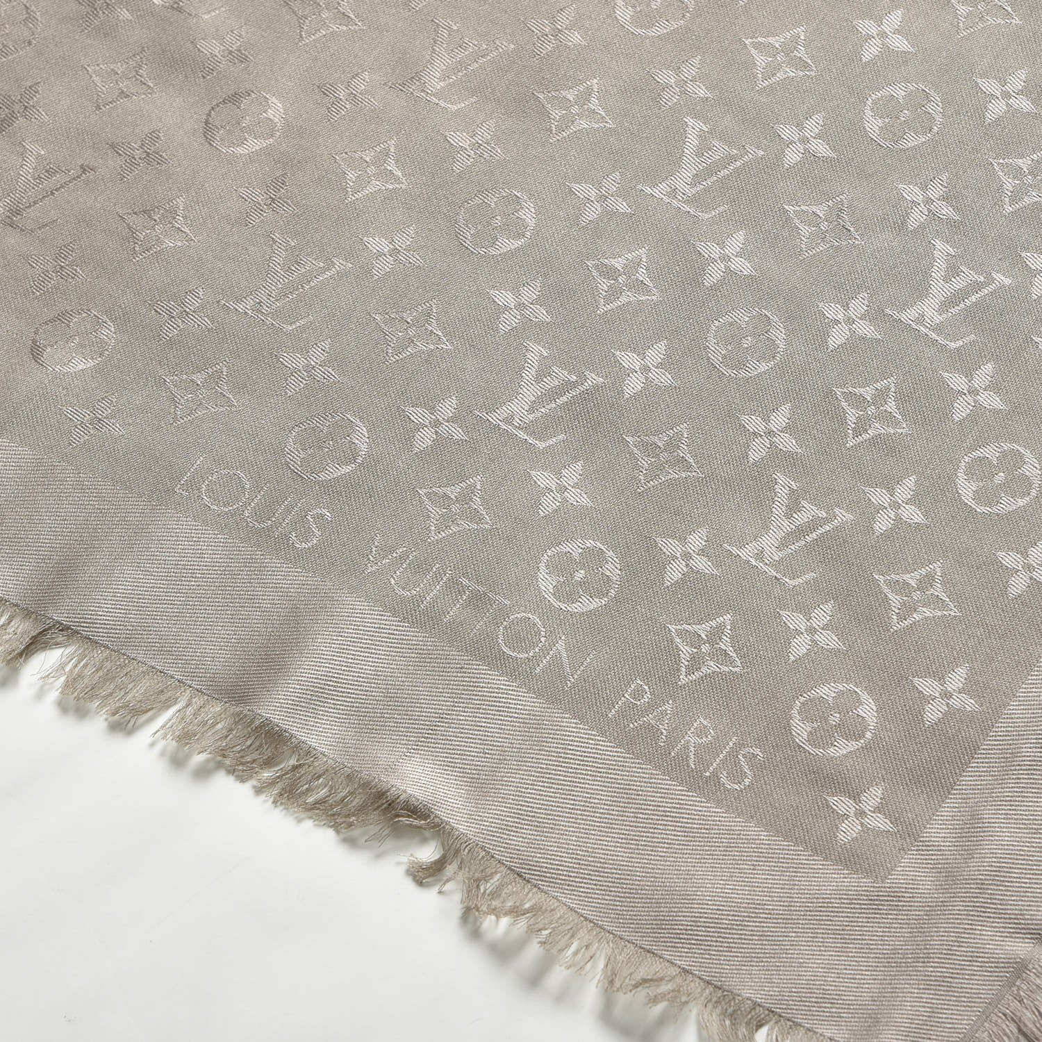 Louis Vuitton Silk Wool Monogram Shawl Verone 3 of 6