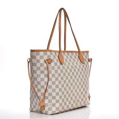 Louis Vuitton Damier Azur Neverfull MM 3 of 18