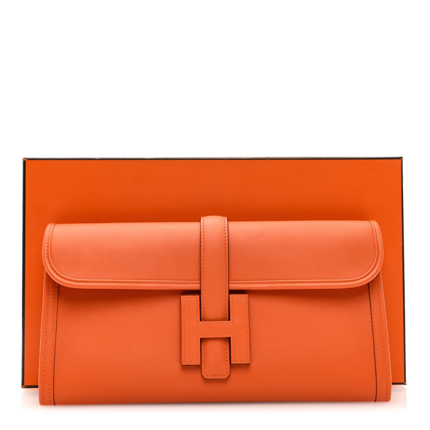 Hermes Swift Jige Elan 29 Clutch Orange 7 of 7