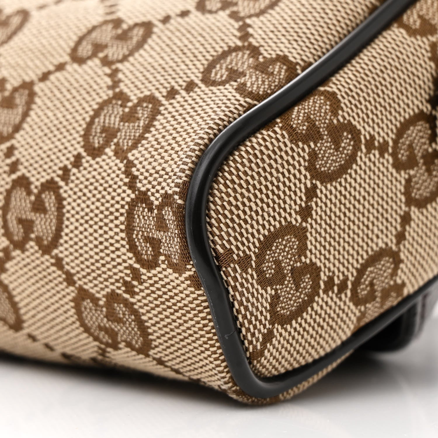 Gucci Monogram Belt Bag Dark Brown 10 of 11