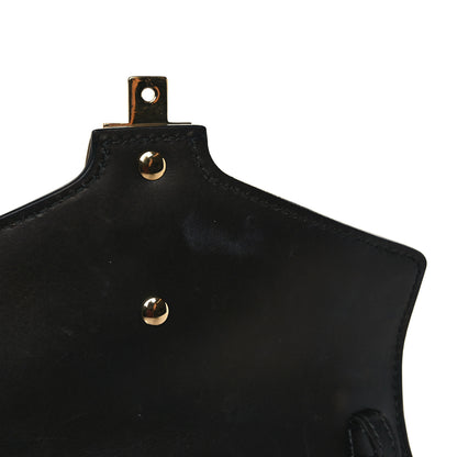 Gucci Calfskin Mini Sylvie Top Handle Bag Black 9 of 9