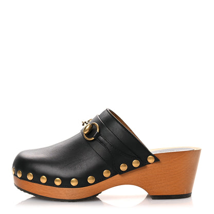 Gucci Horsebit Clog Mules 36.5 Black 1 of 13