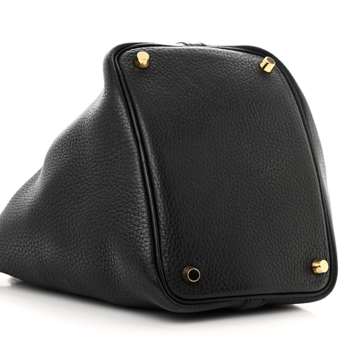 Taurillon Clemence Picotin Lock 18 PM Black