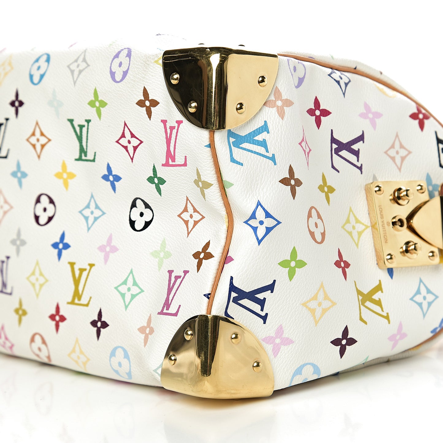 Monogram Multicolor Speedy 30 White