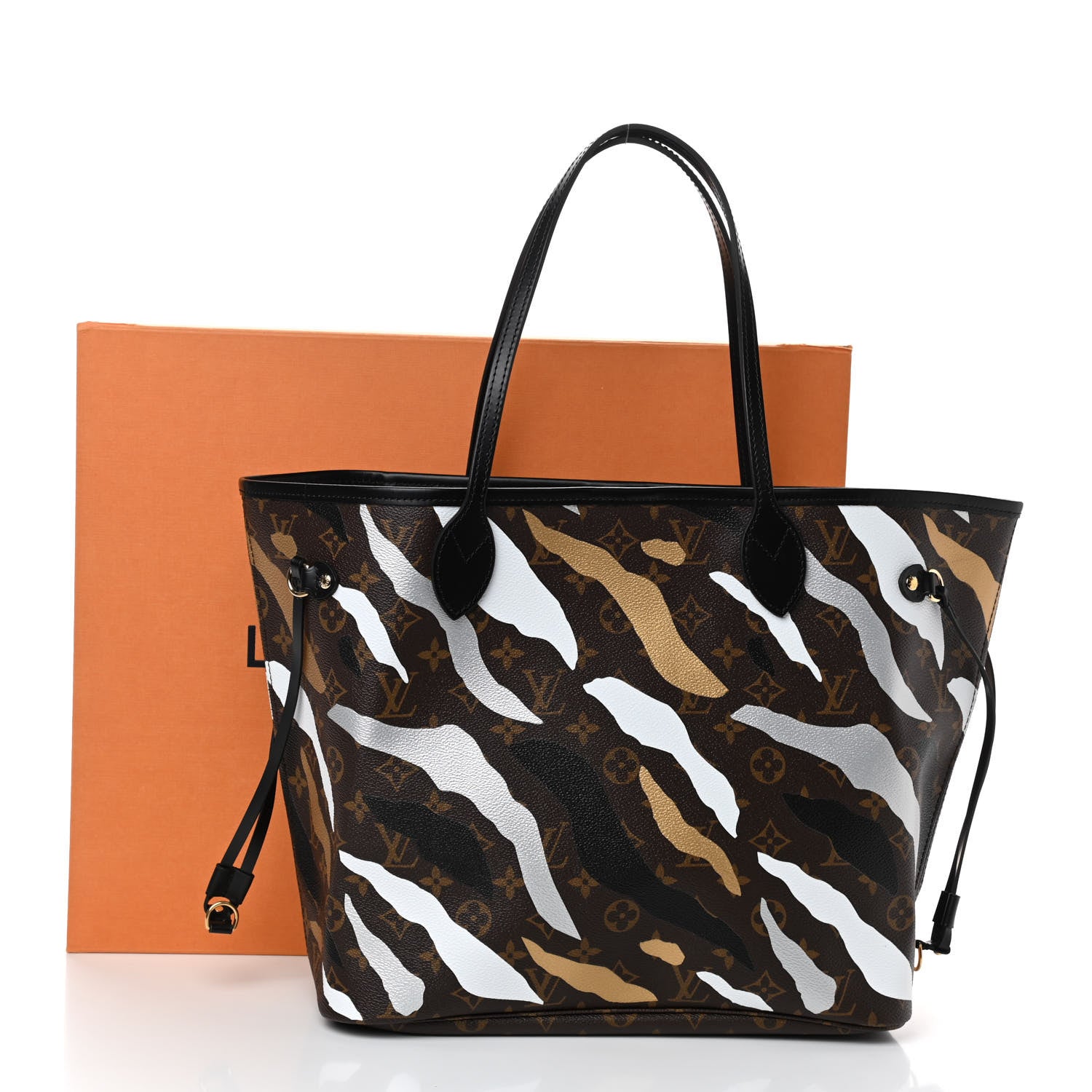 Louis Vuitton X LOL Monogram Neverfull MM Gold Silver 9 of 9