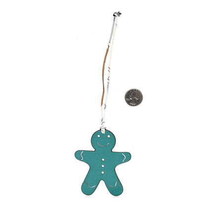 Hermes Taurillon Clemence Epsom Petit H Gingerbread Bag Charm 2 of 4