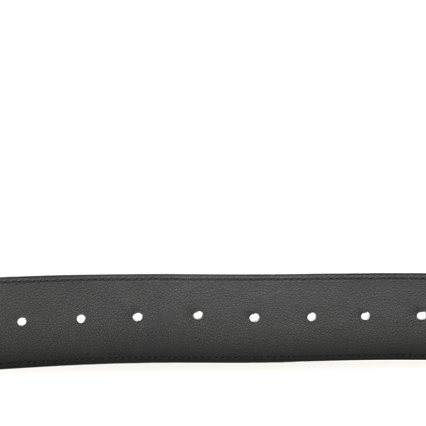Moon Calfskin Nickel Double G 40mm Belt 90 36 Black