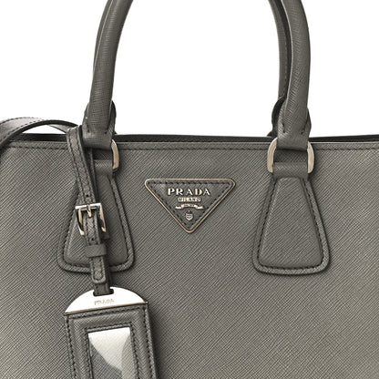 Prada Saffiano Lux Bi-Color Tote Marmo Nube 8 of 14