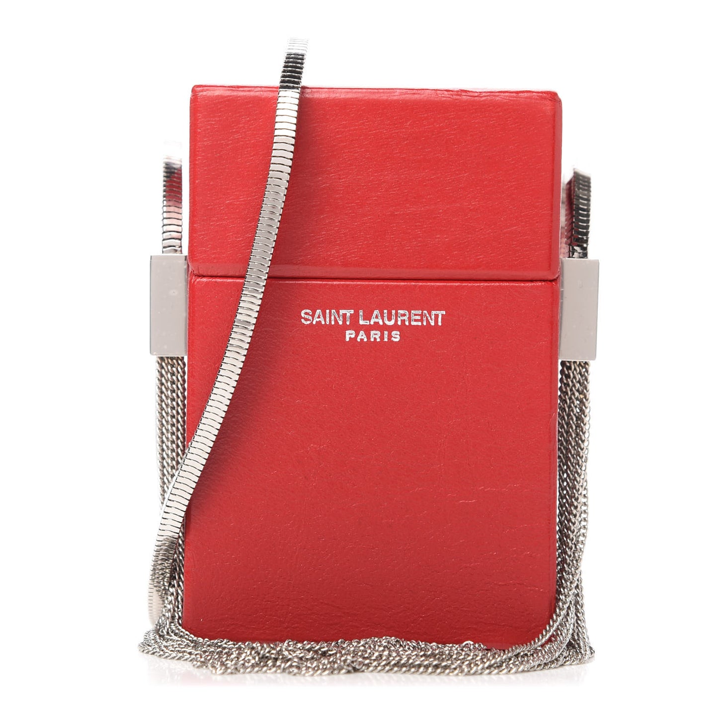 Lambskin Smoking Box Crossbody Rouge Eros