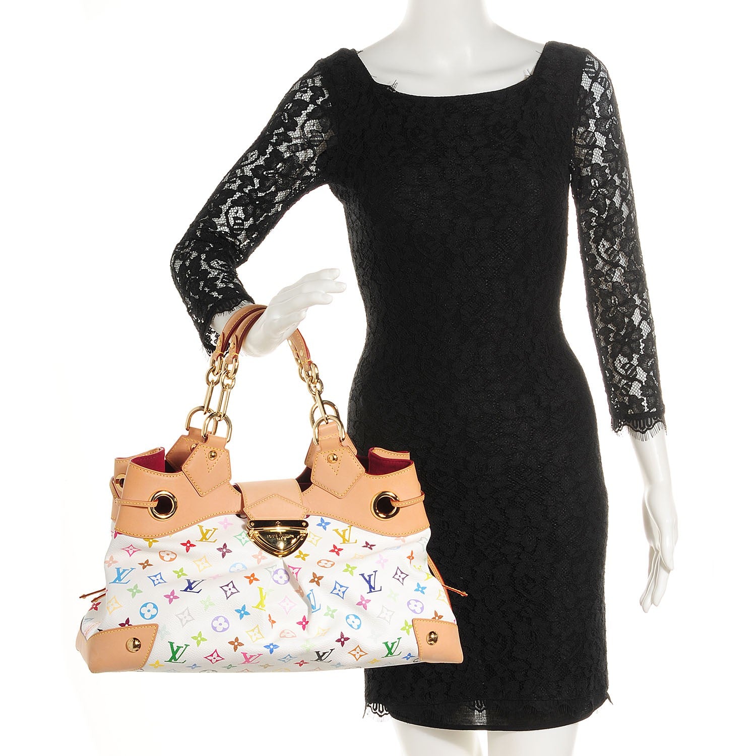 Louis Vuitton Monogram Multicolor Ursula White 2 of 7