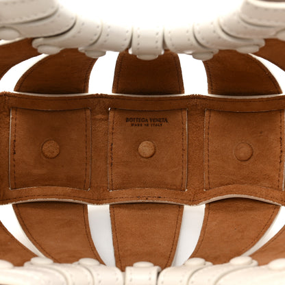 Bottega Veneta French Calfskin Small Shell White Frost 8 of 14