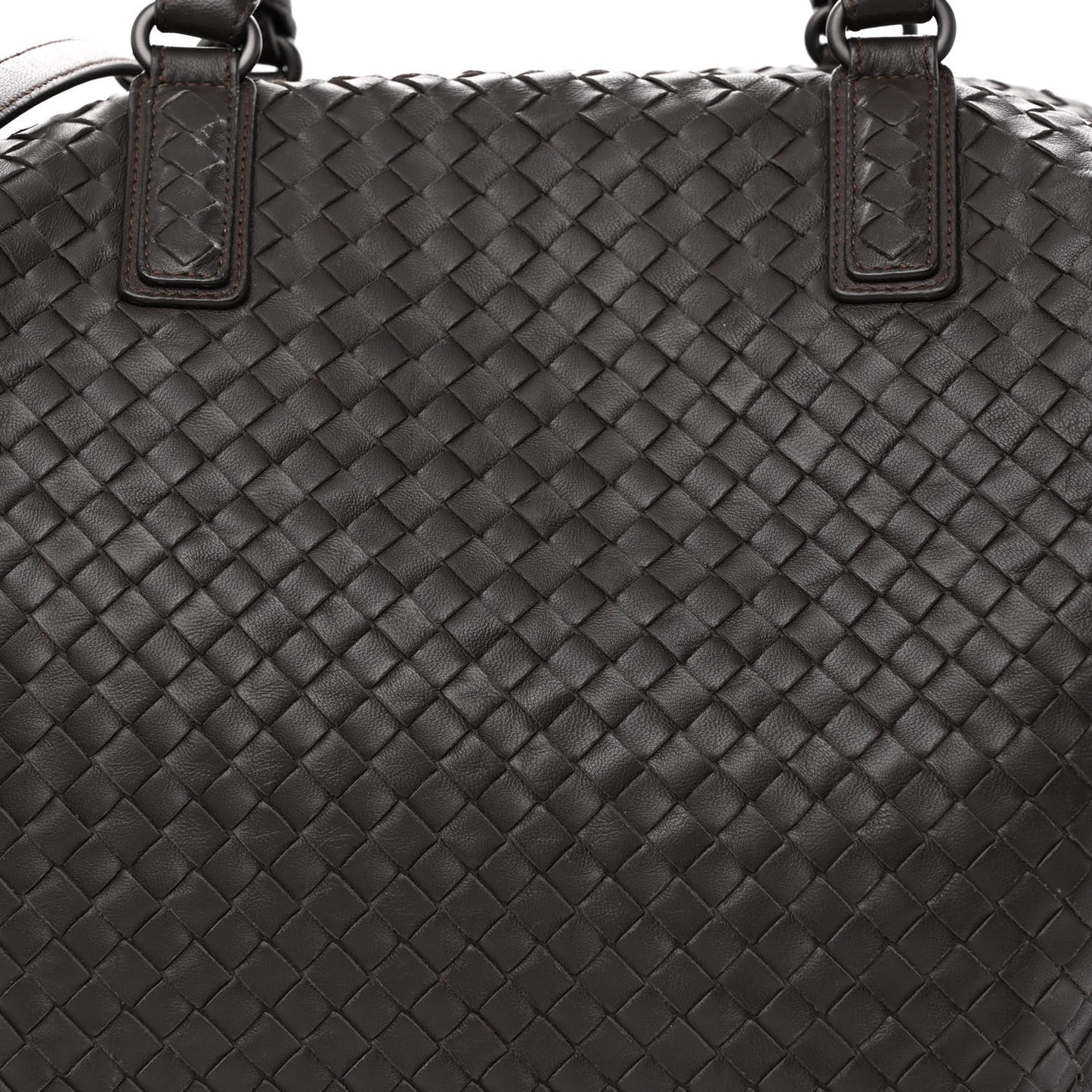 Nappa Intrecciato Maxi Convertible Tote Ebano