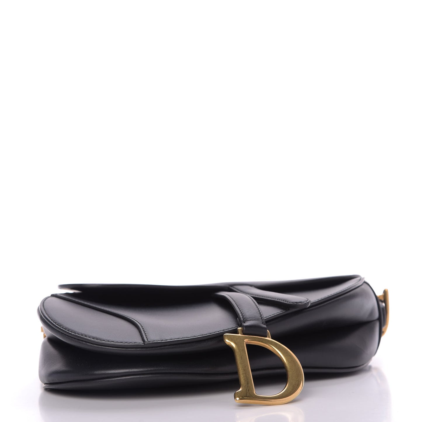 Calfskin Saddle Bag Black