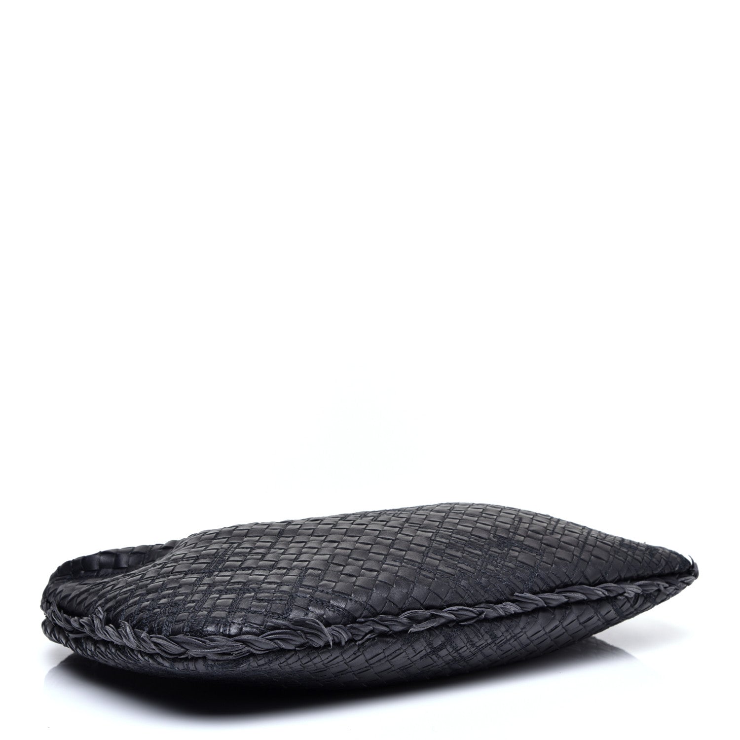 Bottega Veneta Nappa Intrecciato Fuzzy Medium Veneta Hobo Black 4 of 10