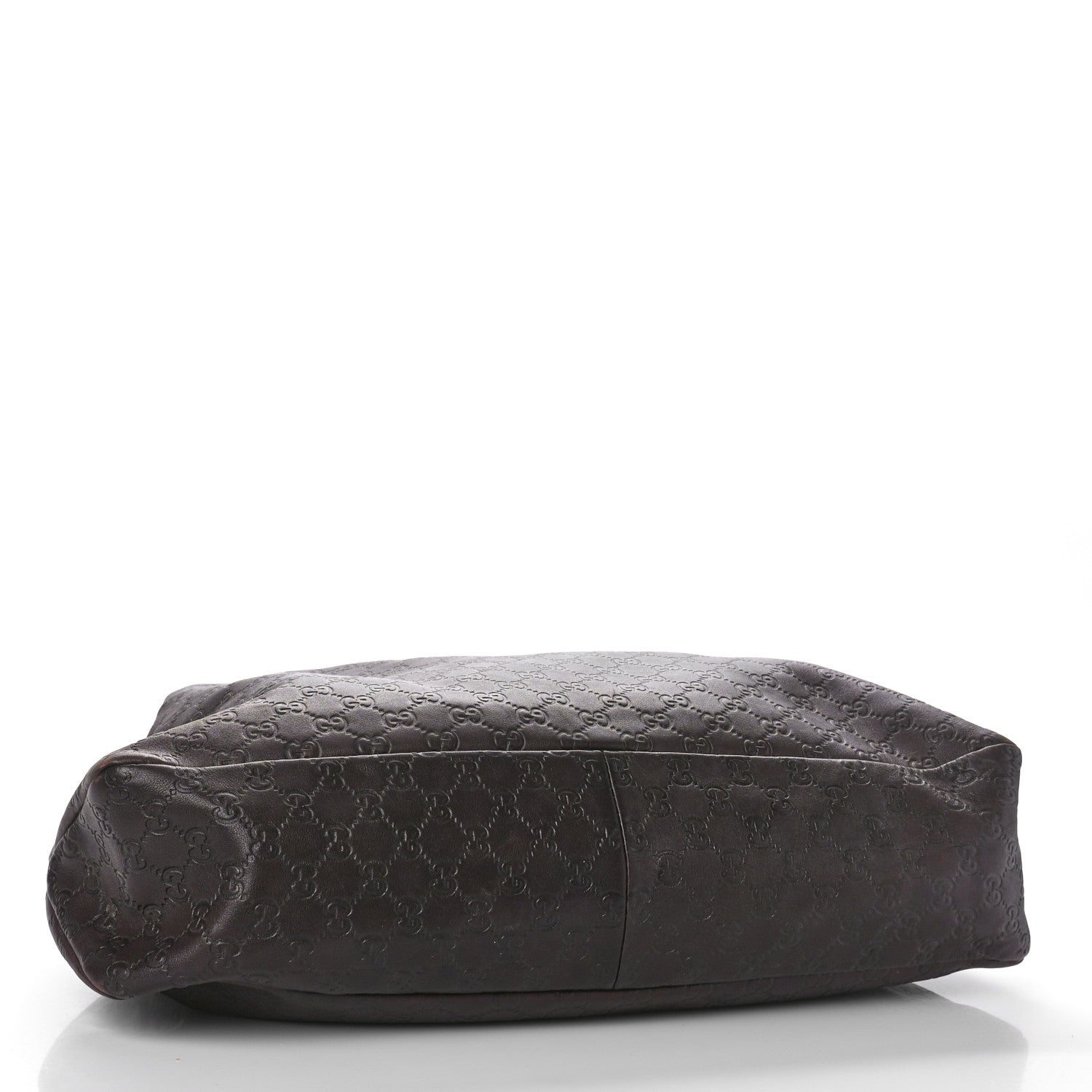 Gucci Guccissima Large Horsebit Chain Hobo Chocolate 4 of 13