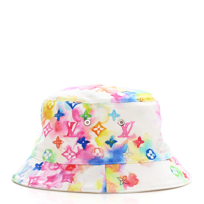Louis Vuitton Watercolor Cotton Transformable Bob Bucket Hat 58 Multicolor 5 of 10