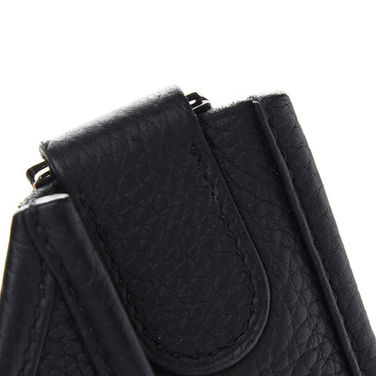 Hermes Taurillon Clemence Evelyne III PM Black 8 of 10
