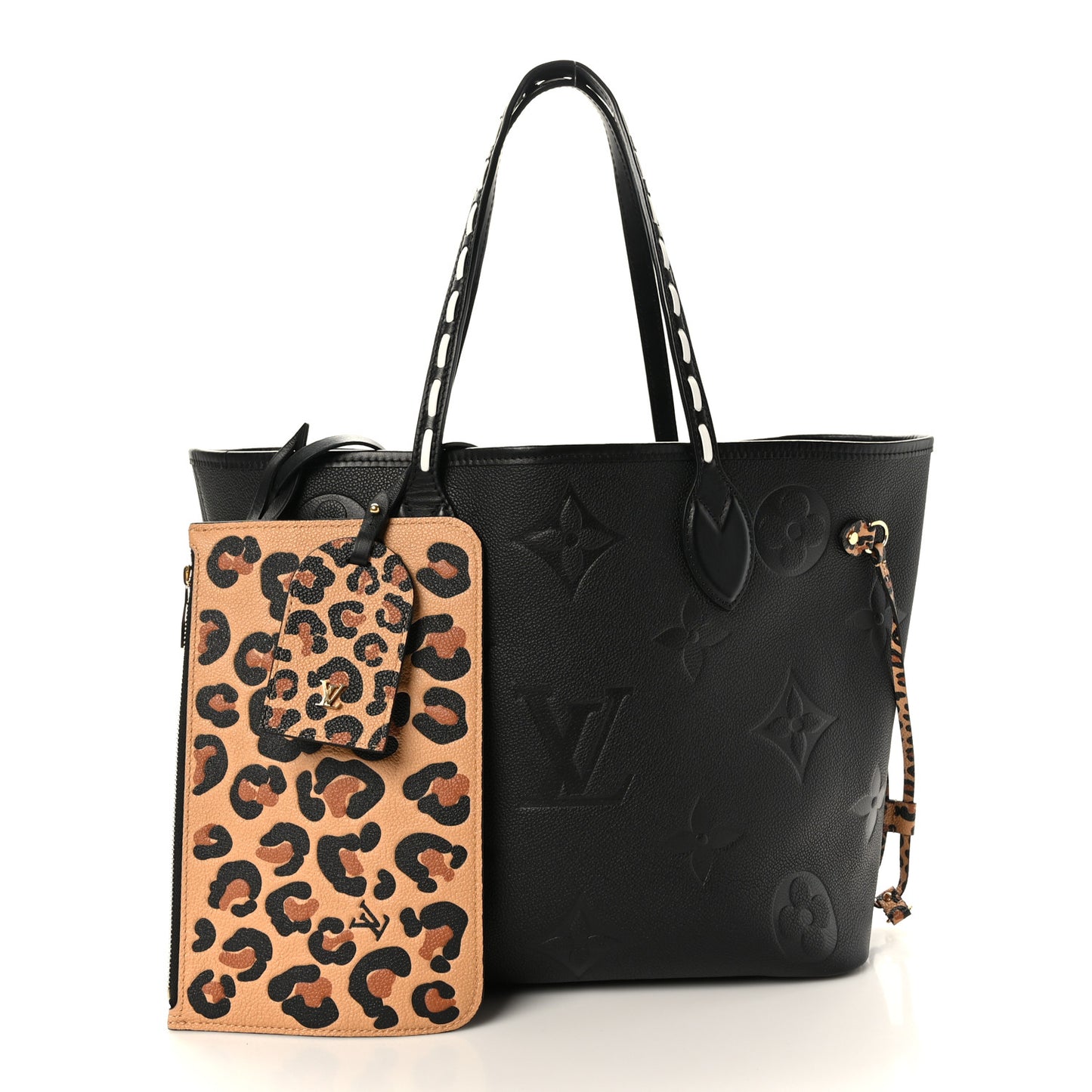 Empreinte Monogram Giant Wild at Heart Neverfull MM Black