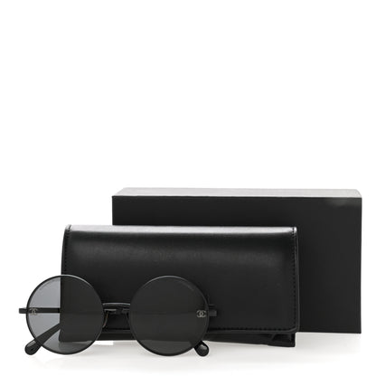 Chanel Round Sunglasses 4268 Black 8 of 8