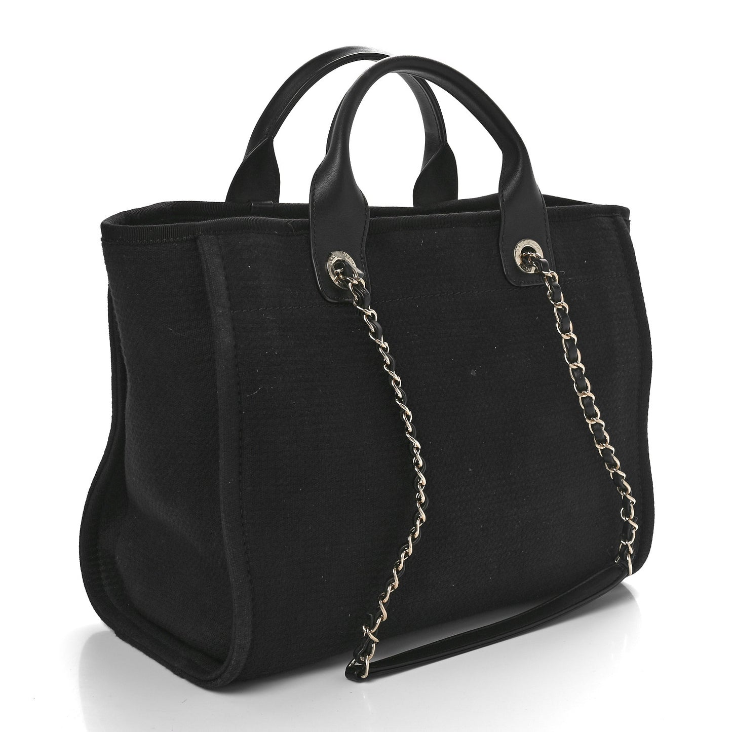 Mixed Fibers Small Deauville Tote Black