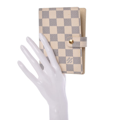 Louis Vuitton Damier Azur Small Ring Agenda Cover 2 of 7