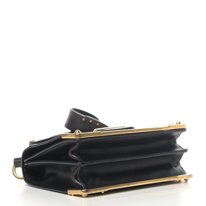 Prada City Calf Saffiano Cahier Bag Black 4 of 5