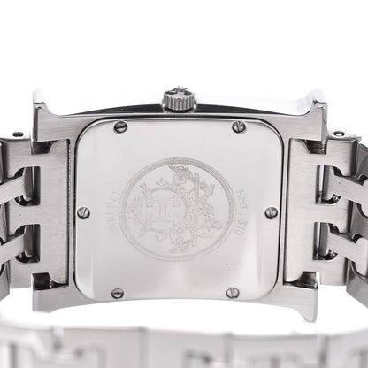 Hermes Stainless Steel 26mm Heure H Hour Quartz Watch Black 5 of 6