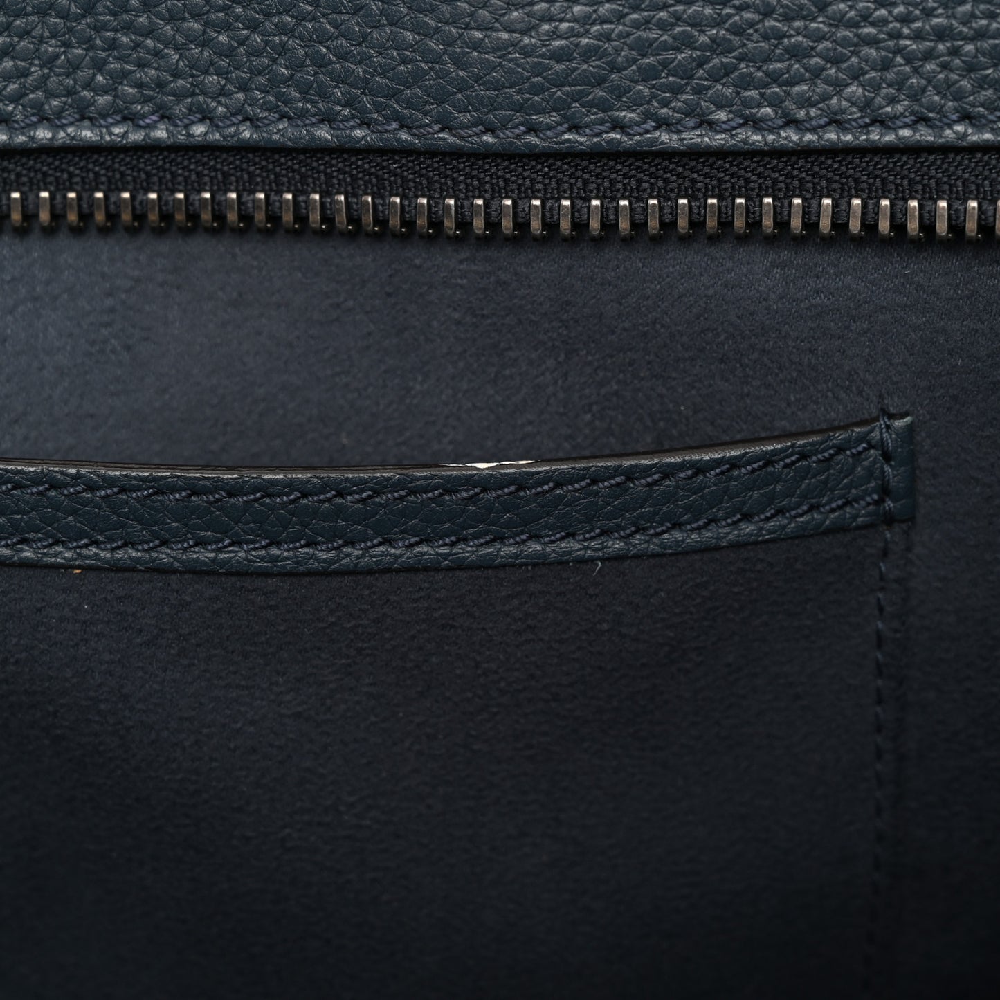 Drummed Calfskin Mini Luggage Slate