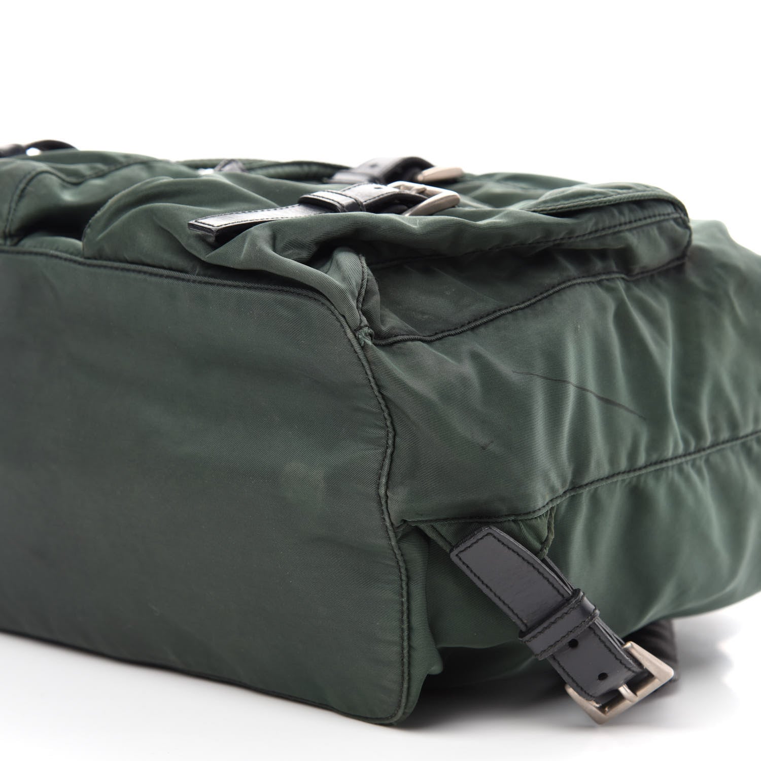 Prada Nylon Vela Large Backpack Green 7 of 15