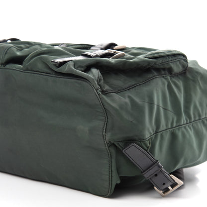 Prada Nylon Vela Large Backpack Green 7 of 15
