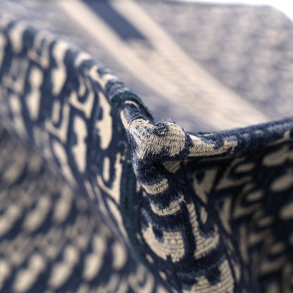 Christian Dior Oblique Large Book Tote Blue Multicolor 9 of 17
