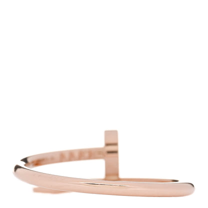 Cartier 18K Pink Gold Small Juste Un Clou Ring 56 7.5 3 of 5