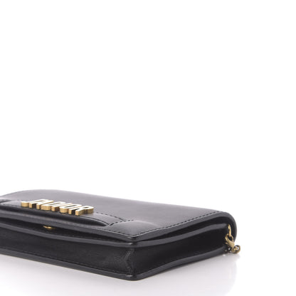Christian Dior Calfskin J'Adior Wallet on Chain Pouch Black 7 of 10