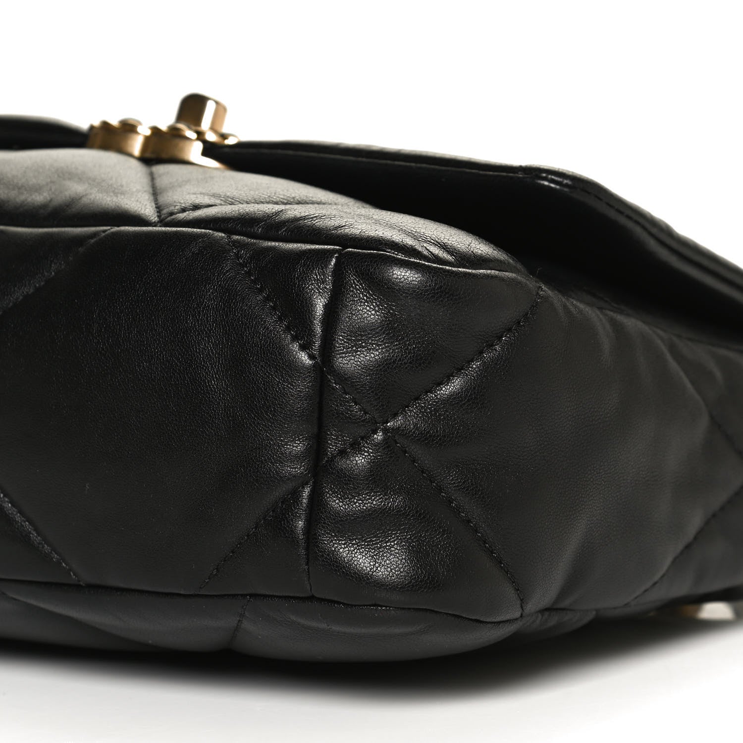 Chanel Lambskin Quilted Medium Chanel 19 Flap Black 10 of 10