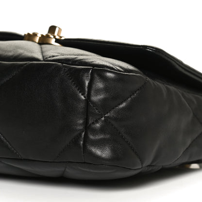 Chanel Lambskin Quilted Medium Chanel 19 Flap Black 10 of 10