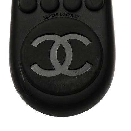Chanel Lambskin CC Chain Thong Sandals 37 Black 8 of 8